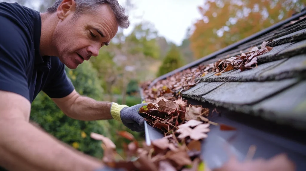 Residential Gutter Cleaning in Taconite