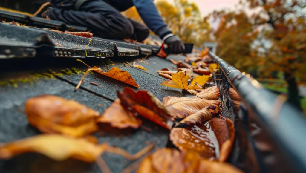 Commercial Gutter Cleaning in Taconite