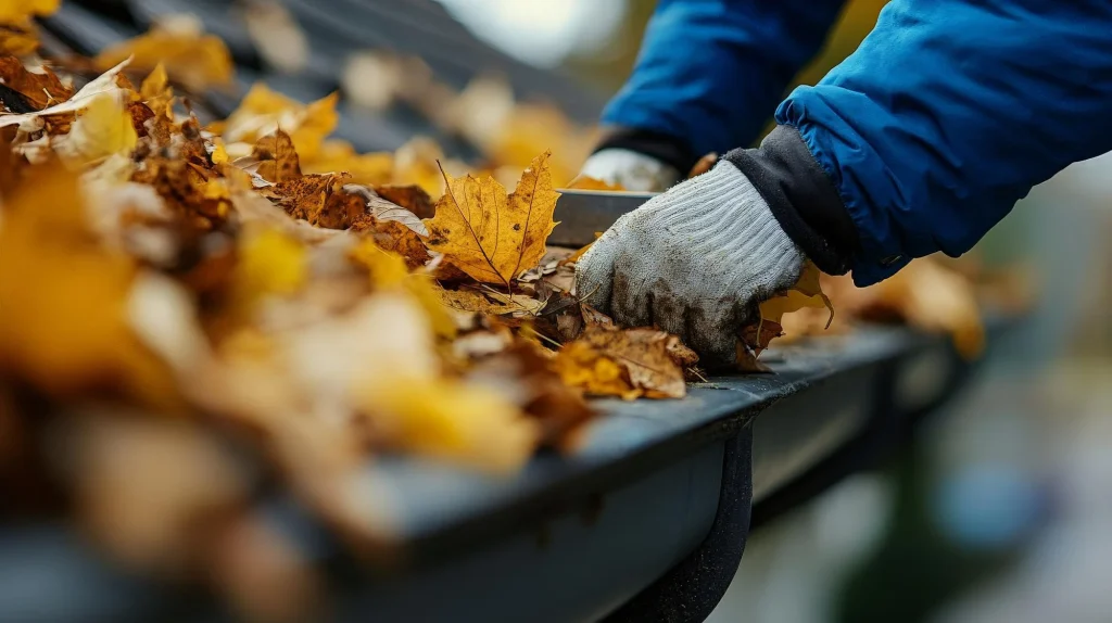 Residential Gutter Cleaning g in Chisholm