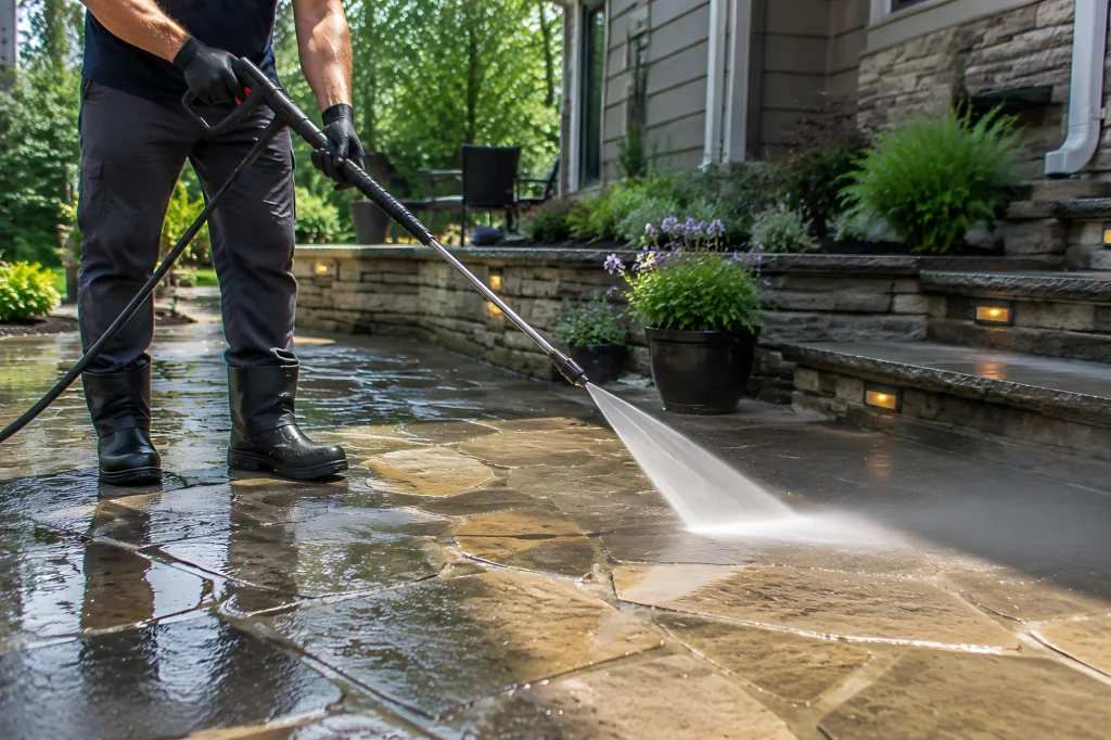 Residential Pressure Washing in Taconite